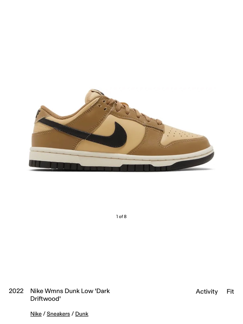 Nike Womens Dunk Low Driftwood